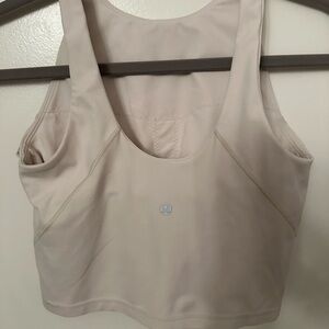 lululemon athletica Cream Sports Bra
